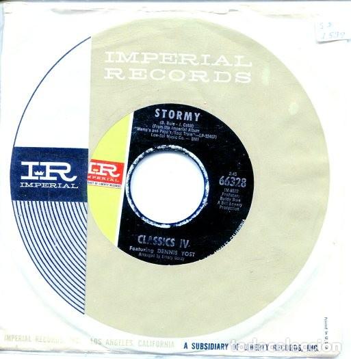 Discos de vinilo: CLASSICS IV / STORMY + 1 (SINGLE IMPERIAL USA) - Foto 1
