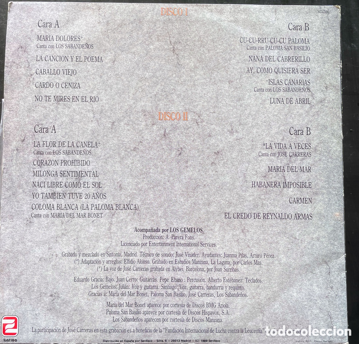 Discos de vinilo: Mar&iacute;a Dolores Pradera 2 Lp - Foto 2