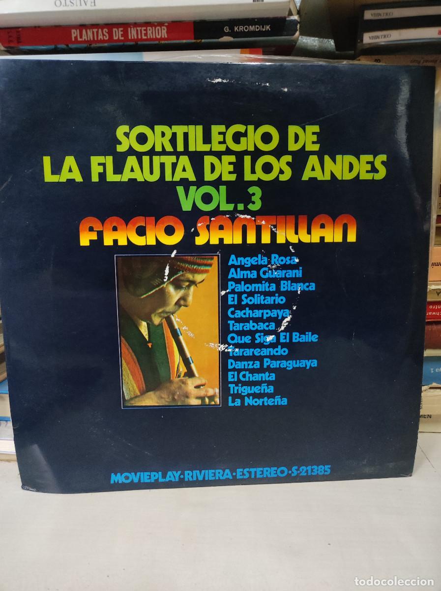 Discos de vinilo: Facio Santillan &ndash; Sortilegio De La Flauta De Los Andes, Vol. 3 - Foto 1