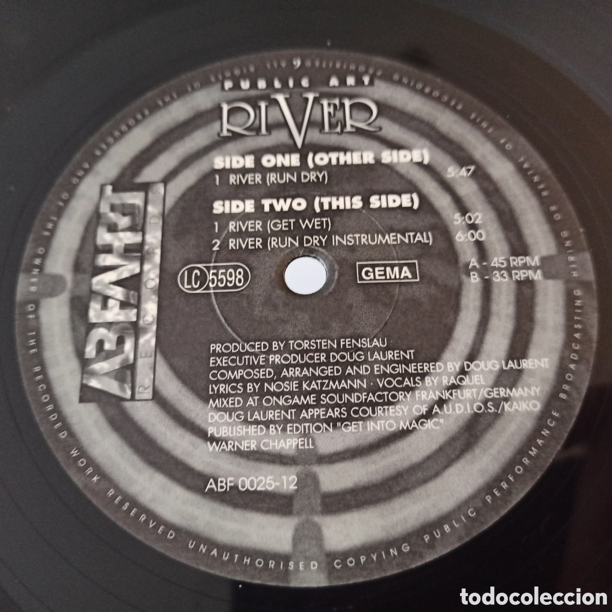 Discos de vinilo: Public Art - River (Run Dry) - Foto 2