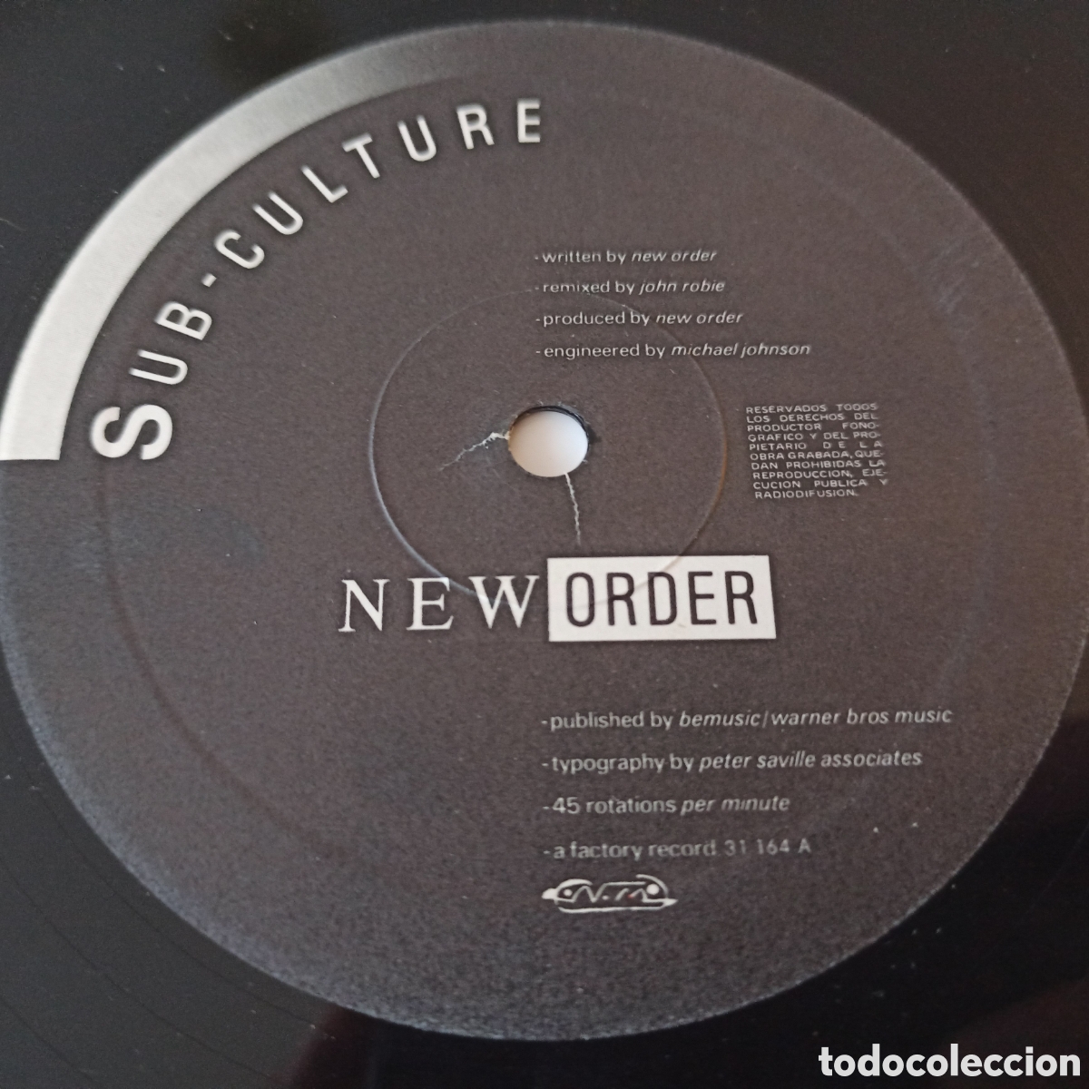 Discos de vinilo: New Order - Sub-Culture - Foto 1