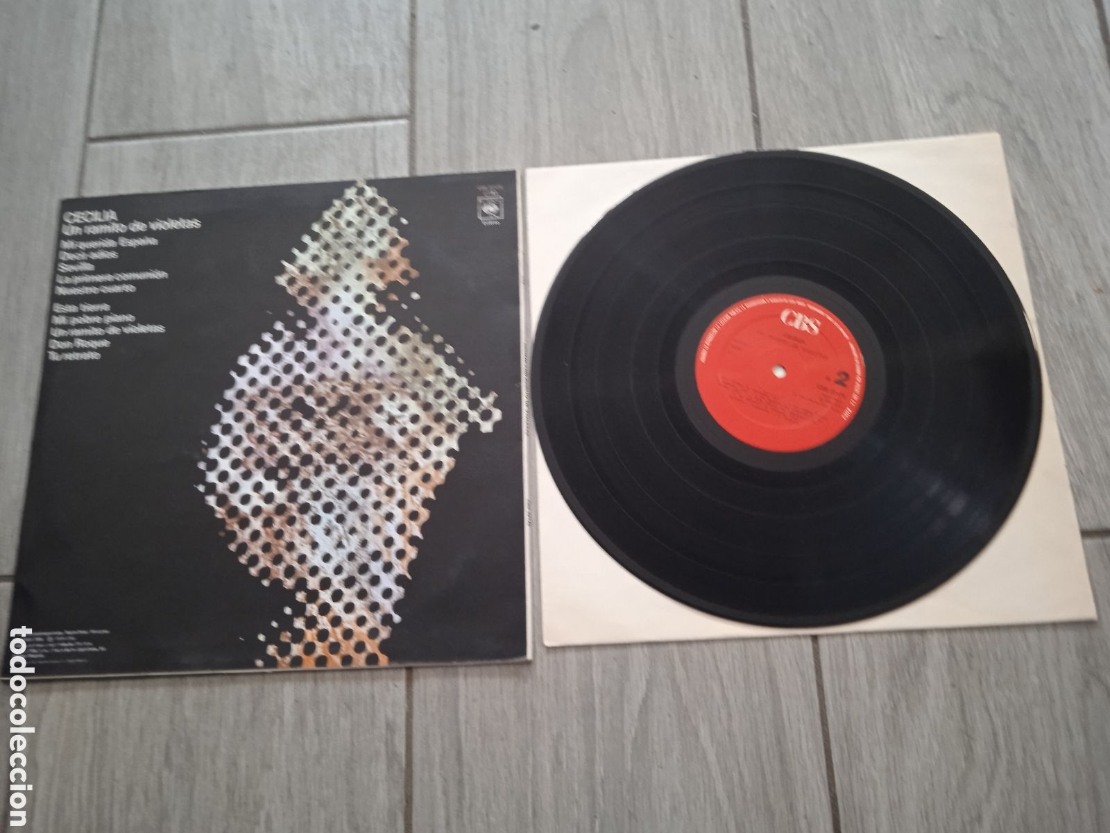 Discos de vinilo: CECILIA - UN RAMITO DE VIOLETAS - SPAIN - CBS - LC - - Foto 2