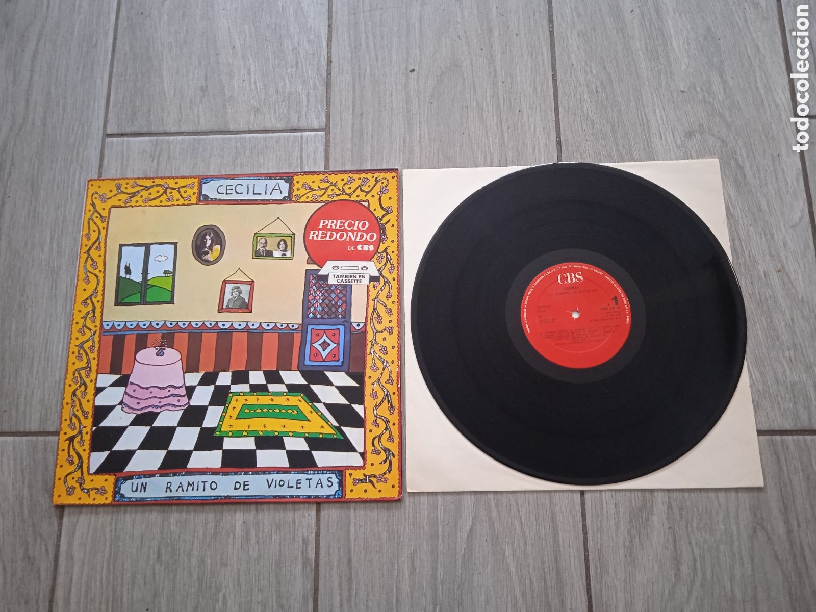 Discos de vinilo: CECILIA - UN RAMITO DE VIOLETAS - SPAIN - CBS - LC - - Foto 1