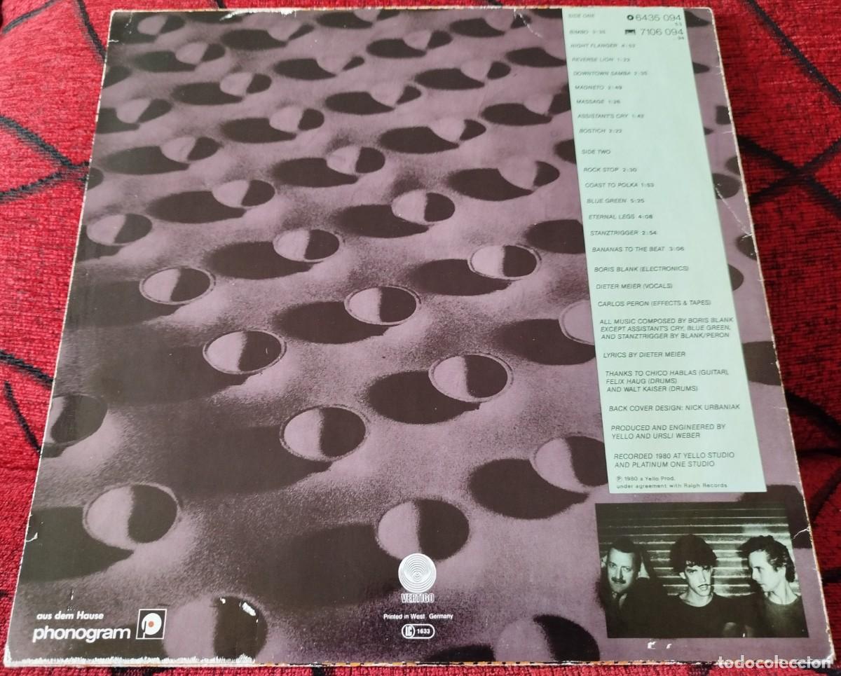 Discos de vinilo: YELLO ** Solid Pleasure ** VINILO LP ORIGINAL 1981 ALEMANIA - Foto 2
