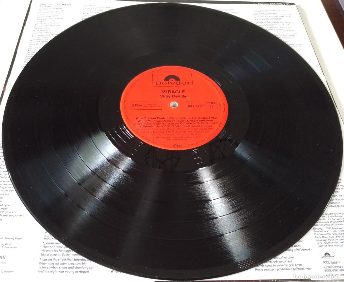 Discos de vinilo: Willy DeVille...Miracle. (Polydor 1987) Germany. Blues Rock. - Foto 3