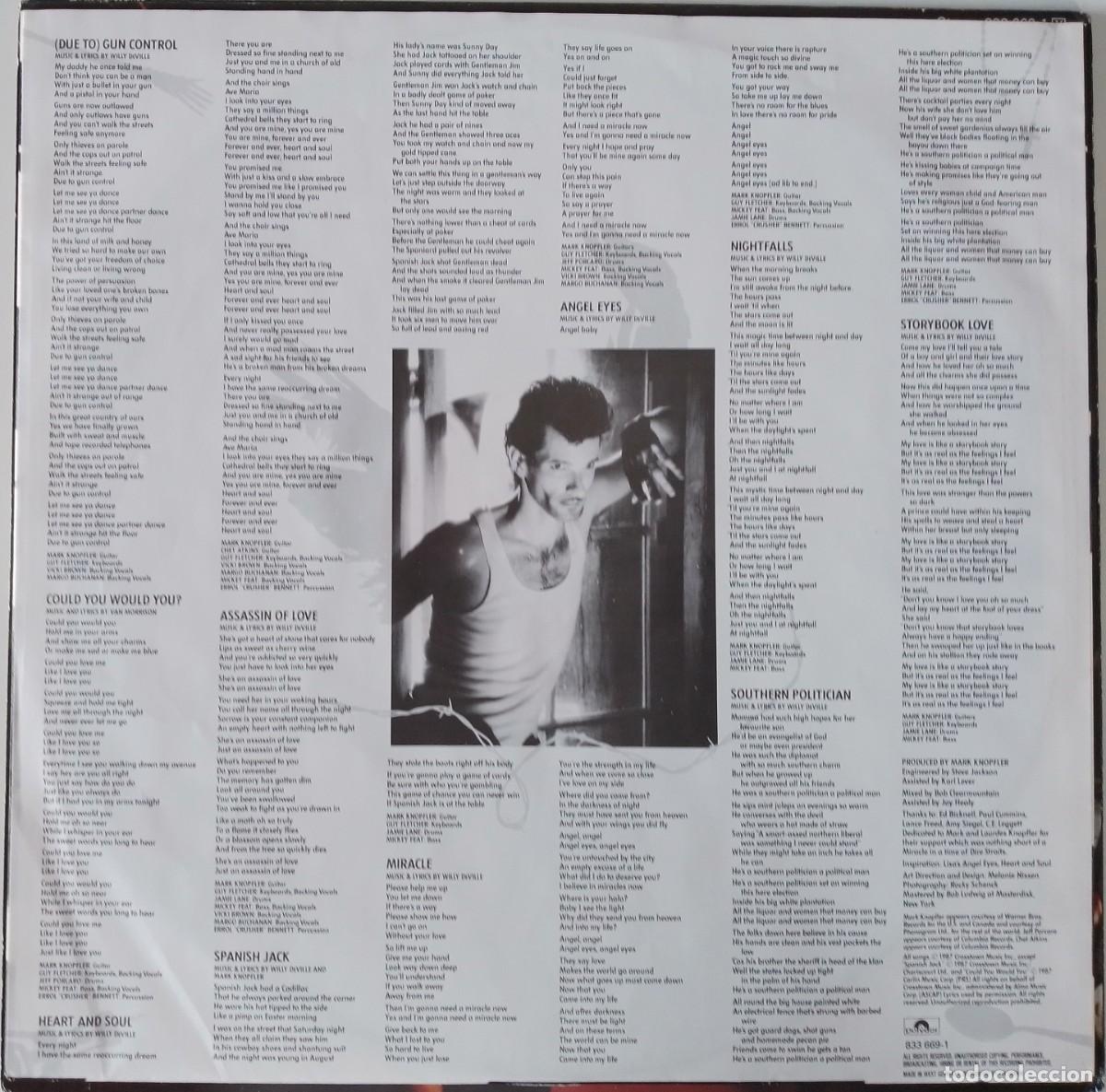 Discos de vinilo: Willy DeVille...Miracle. (Polydor 1987) Germany. Blues Rock. - Foto 5