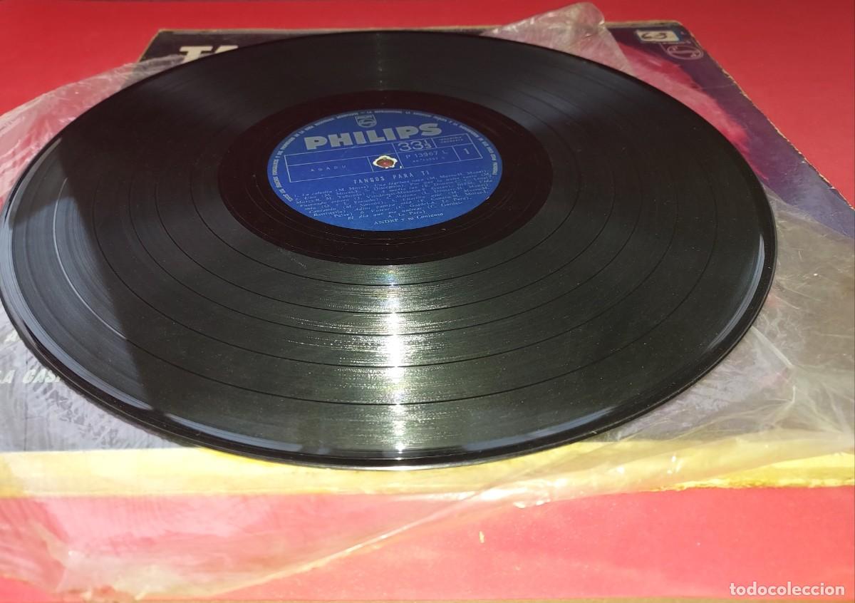 Discos de vinilo: ANDR&Eacute; Y SU CONJUNTO - TANGOS PARA T&Iacute; - LP VINILO - Foto 5