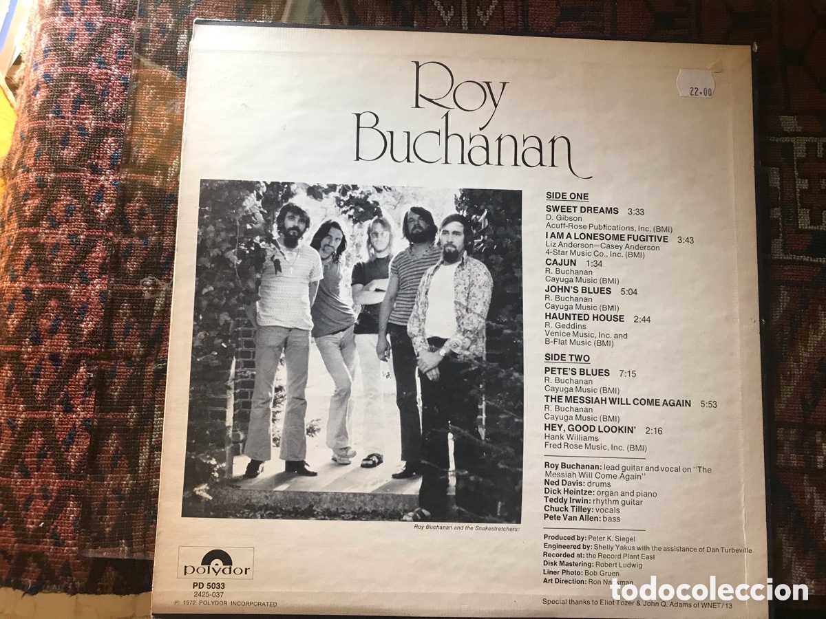 Discos de vinilo: Roy Buchanan. Disco de vinilo - Foto 2