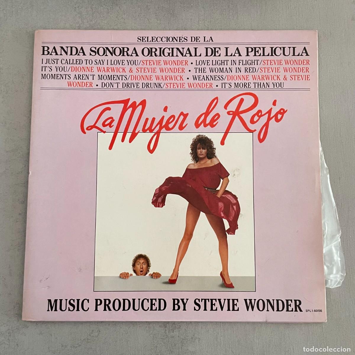 Discos de vinilo: Stevie Wonder &lrm;&ndash; La Mujer De Rojo (BSO) - Foto 1