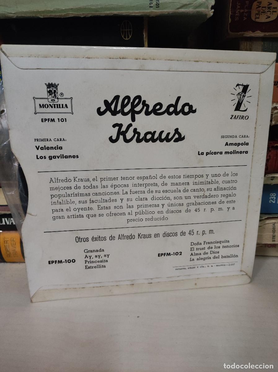 Discos de vinilo: Alfredo Kraus &ndash; Valencia - Foto 2