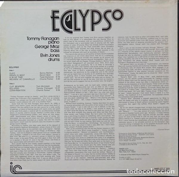 Discos de vinilo: Tommy Flanagan Trio &ndash; Eclypso - Foto 2