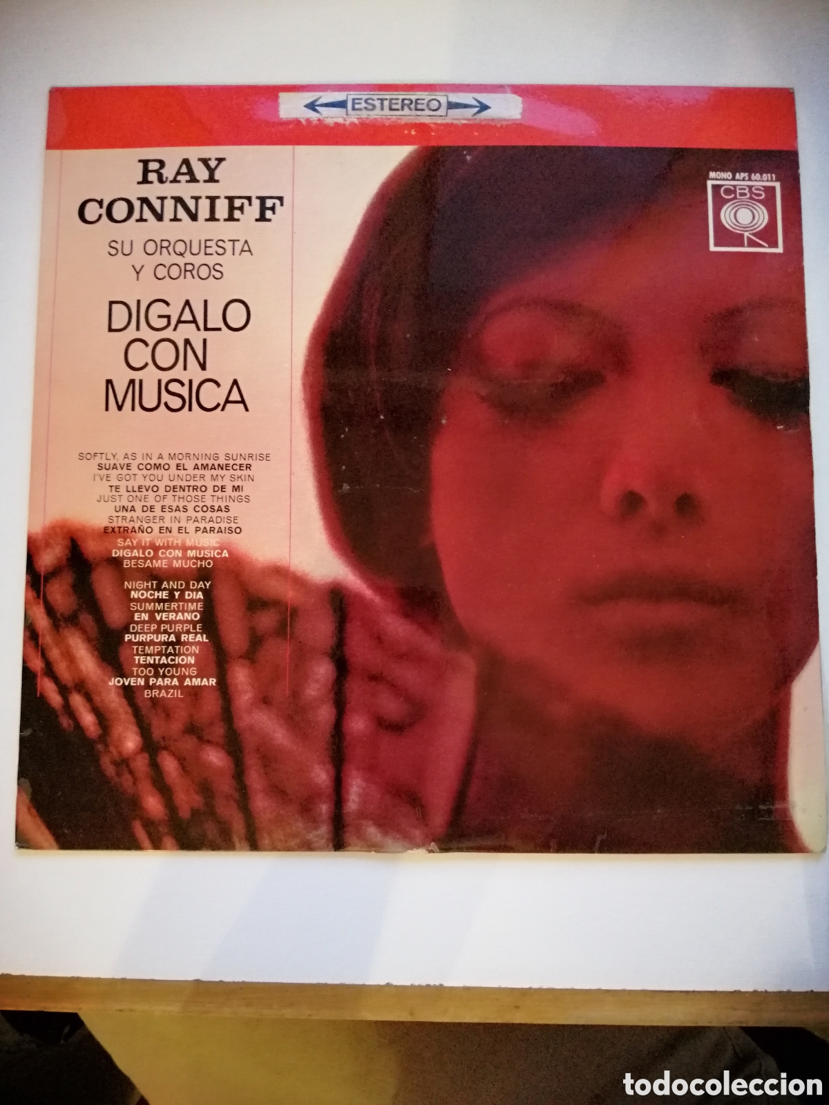 Discos de vinilo: ray conniff digalo con musica vinilo - Foto 1