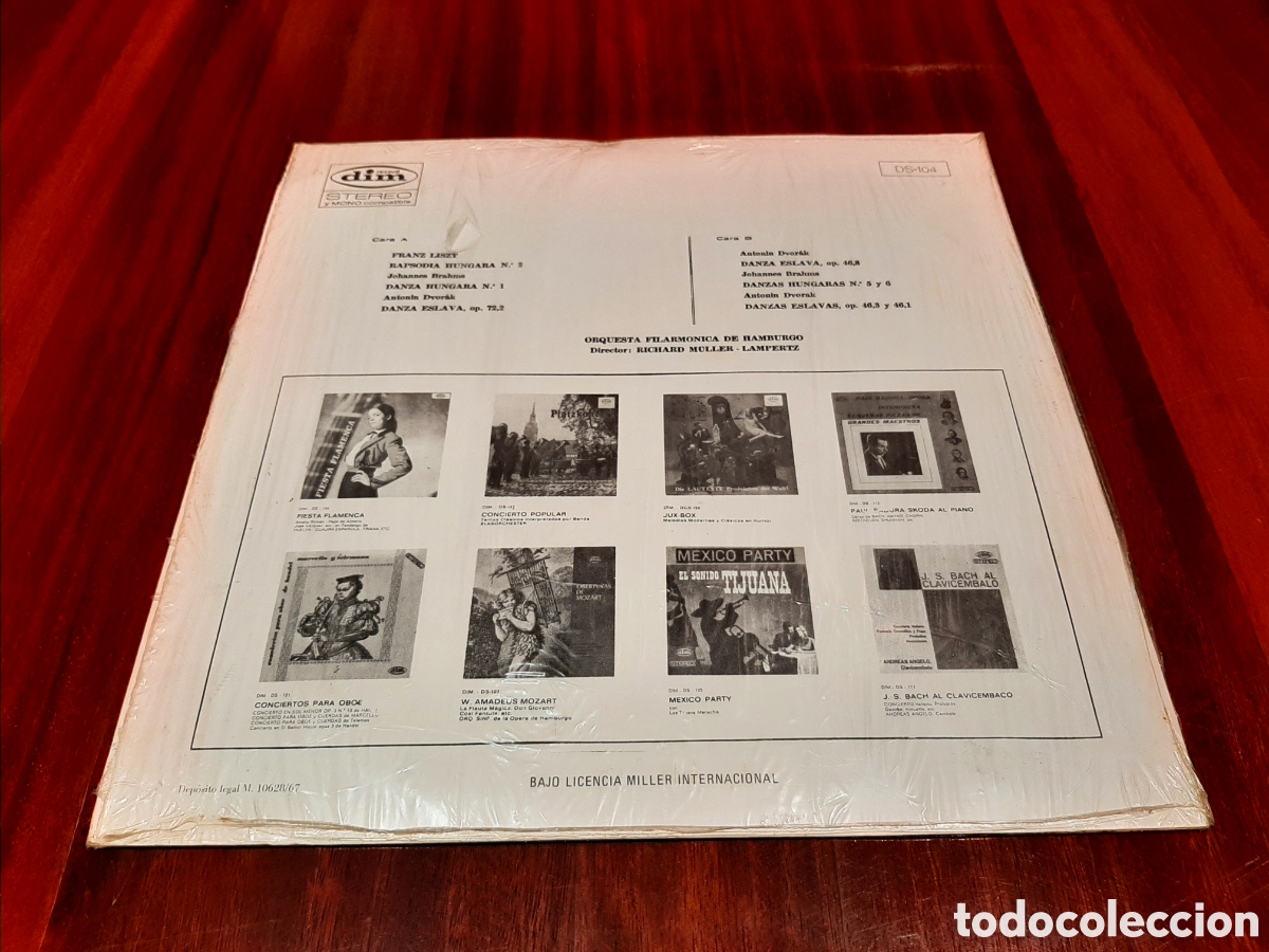 Discos de vinilo: Vinilo 1967 &rdquo;Danzas hungaras de Brahms&rdquo; - Foto 2