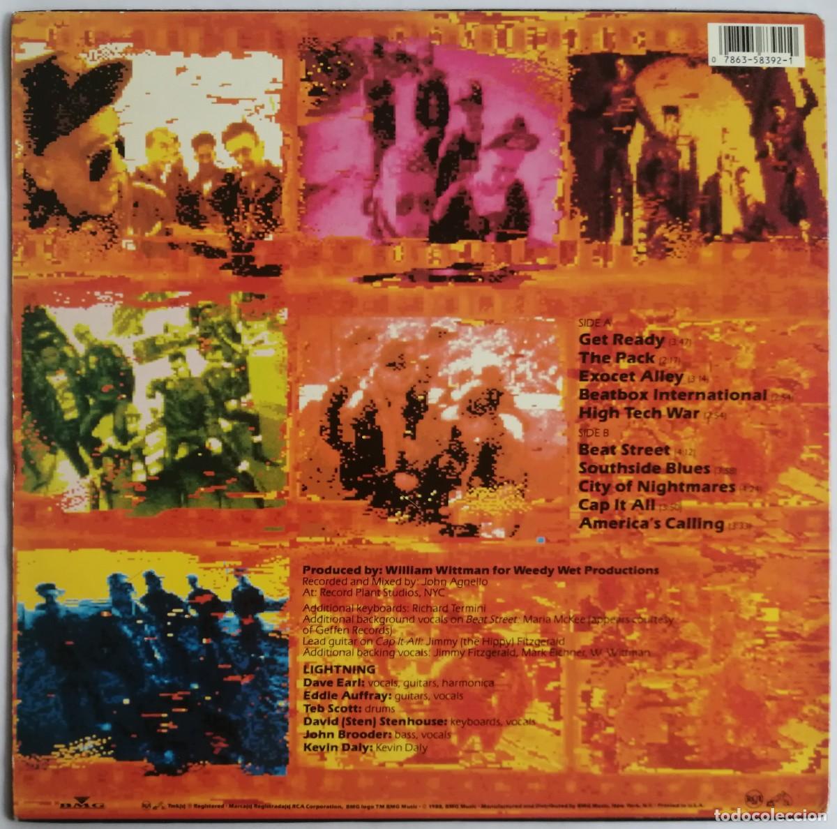Discos de vinilo: Lightning, Lightning Strike, RCA 8392-1-R-1 - Foto 2