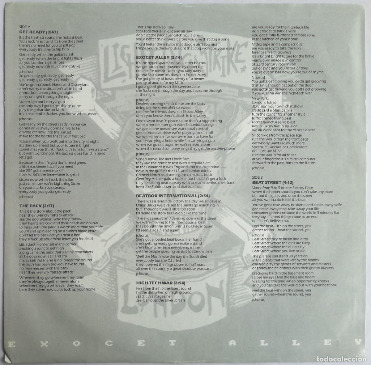 Discos de vinilo: Lightning, Lightning Strike, RCA 8392-1-R-1 - Foto 6