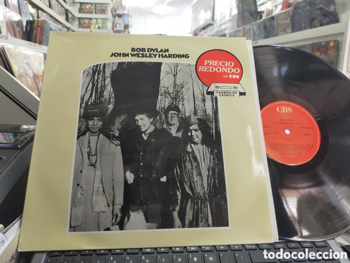 Discos de vinilo: Bob Dylan LP John wesley harding Espa&ntilde;a 1989 - Foto 1