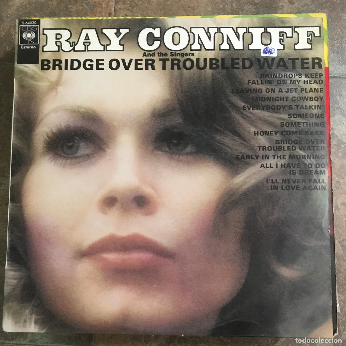 Discos de vinilo: RAY CONNIFF - BRIDGE OVER TROUBLED WATER - LP CBS 1970 - Foto 1