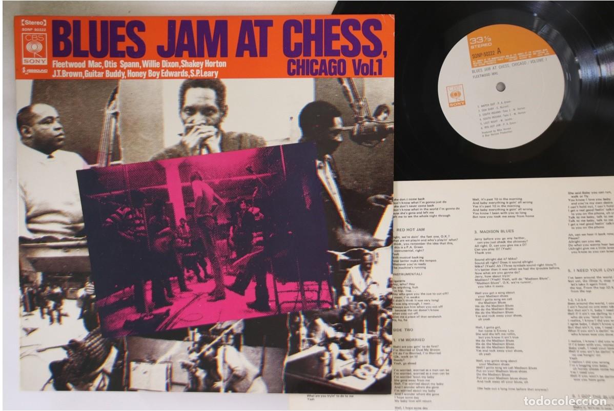 Discos de vinilo: fleetwood mac, Blues Jam At Chess, Chicago 70, PETER GREEN GUITAR,RARA EDIC ORG JAPAN + INSERTO, EXC