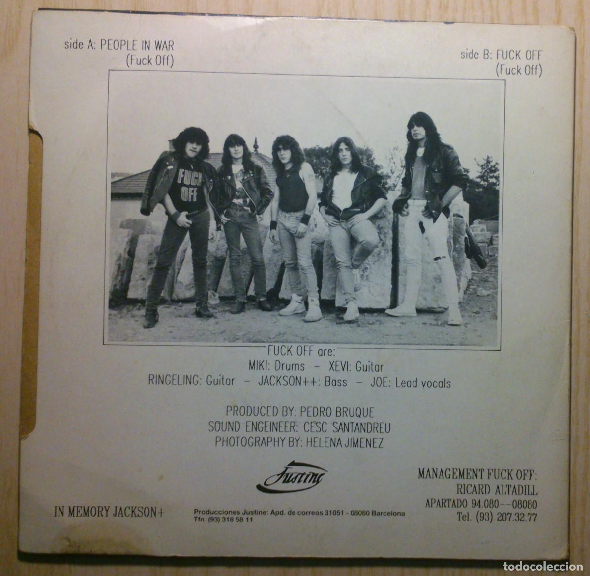 Discos de vinilo: FUCK OFF PEOPLE IN WAR - Foto 2