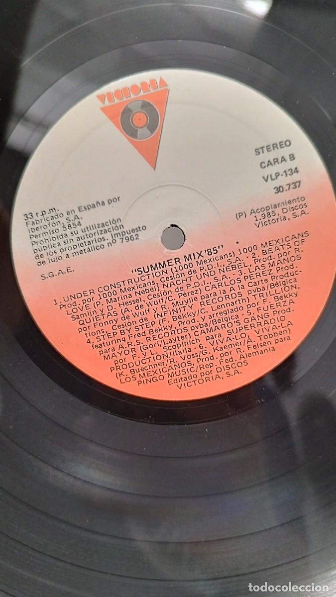 Discos de vinilo: Various &ndash; Summer Mix 85. Itali-disco. Vinilo lp - Foto 2