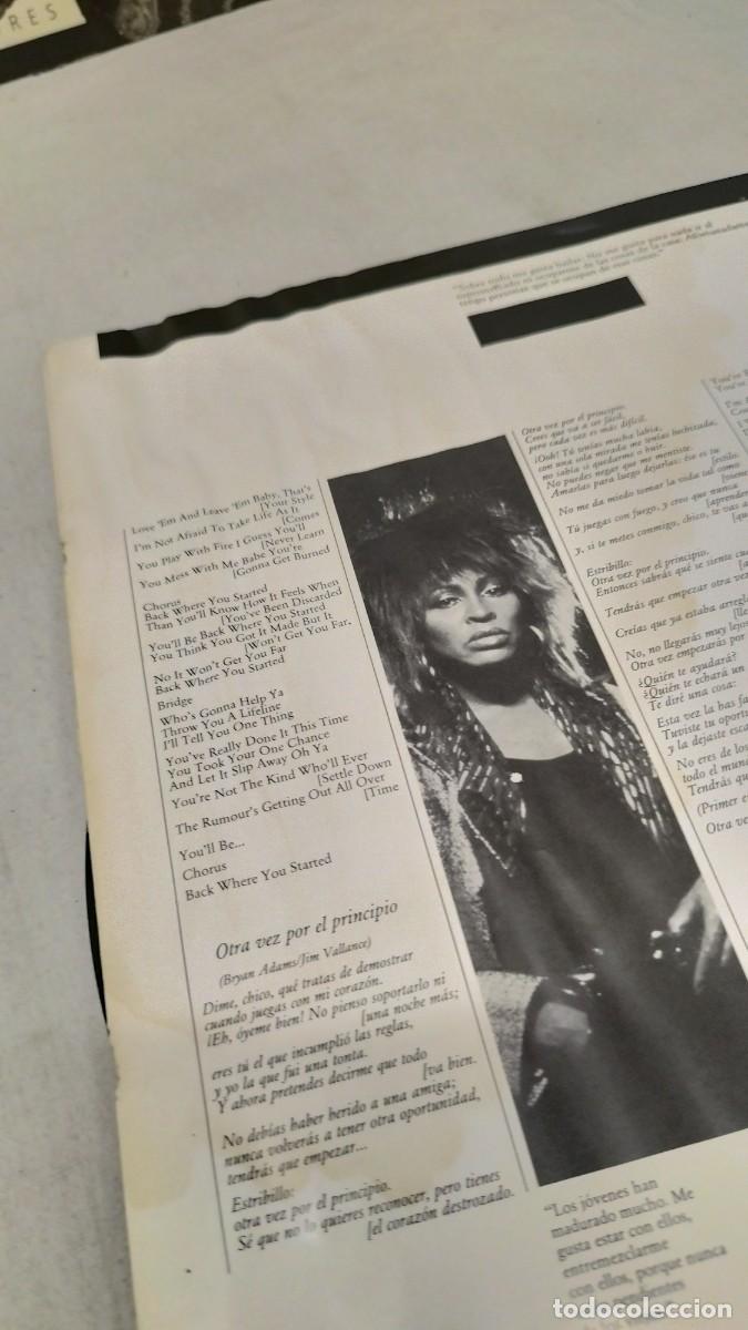 Discos de vinilo: Tina Turner &ndash; Private Dancer Y Break Every Rule. Doble lp - Foto 4