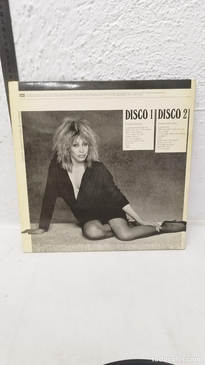 Discos de vinilo: Tina Turner &ndash; Private Dancer Y Break Every Rule. Doble lp - Foto 10