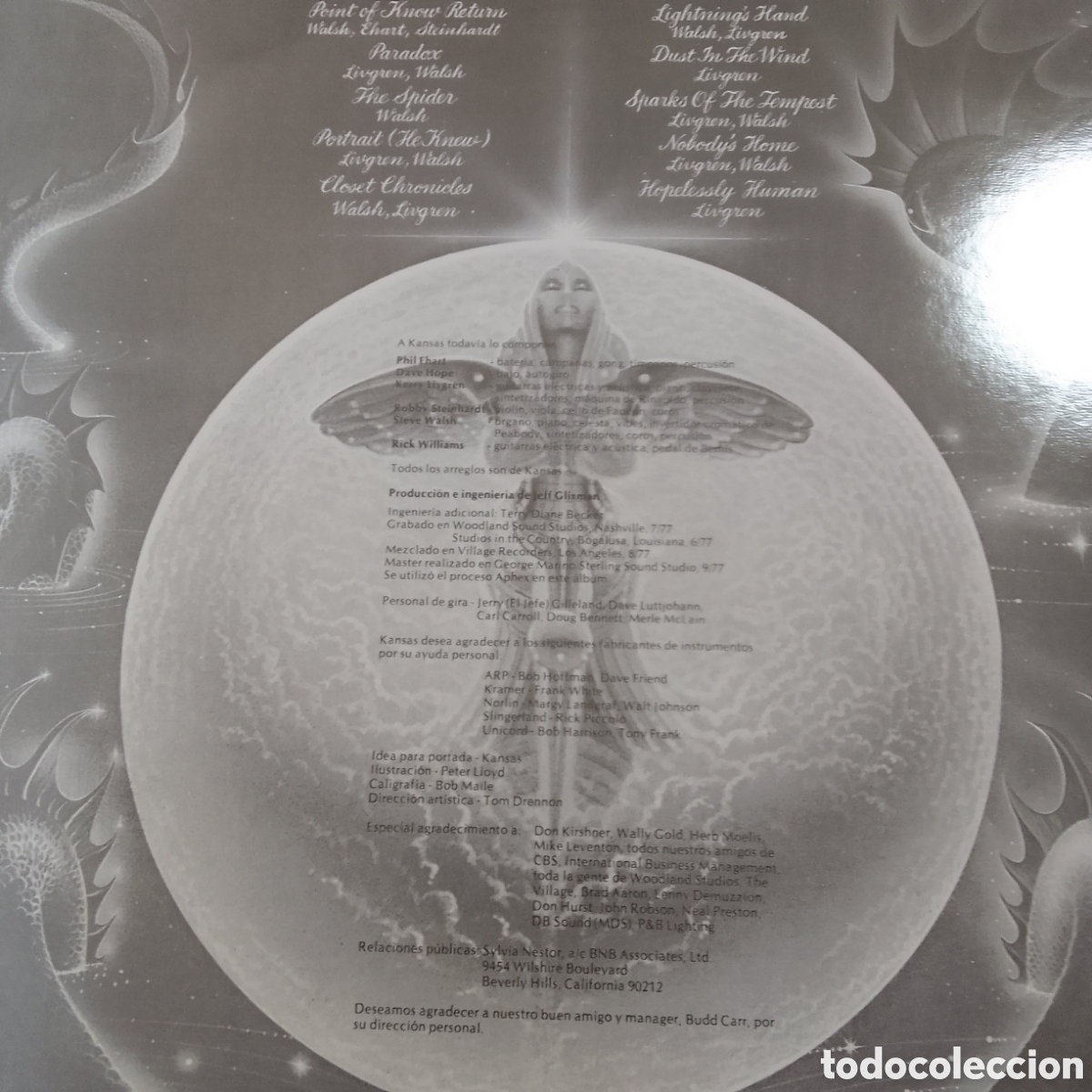 Discos de vinilo: KANSAS POINT OF KNOW RETURN - Foto 2