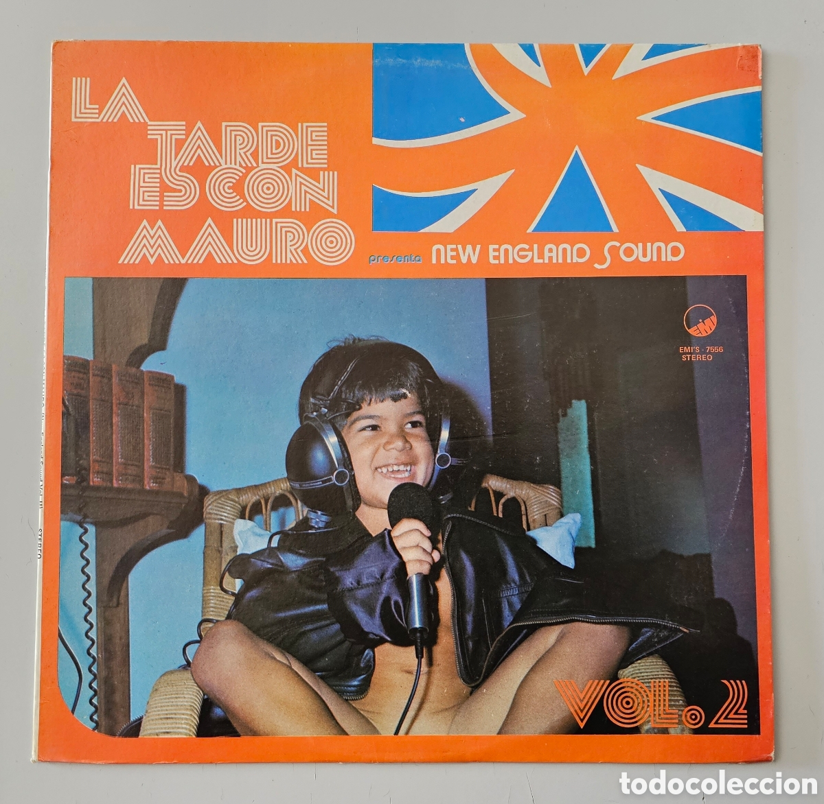 Vinyl records: LP MAURO IZAGUIRRE - La tarde es con Mauro/New England Sound Vol.2 (Venezuela - EMI - 1978) RAREZA