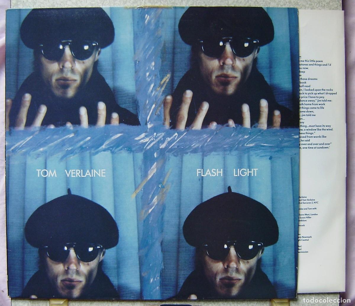 Discos de vinilo: TOM VERLAINE (EX TELEVISION).FLASH LIGHT...EX - Foto 1