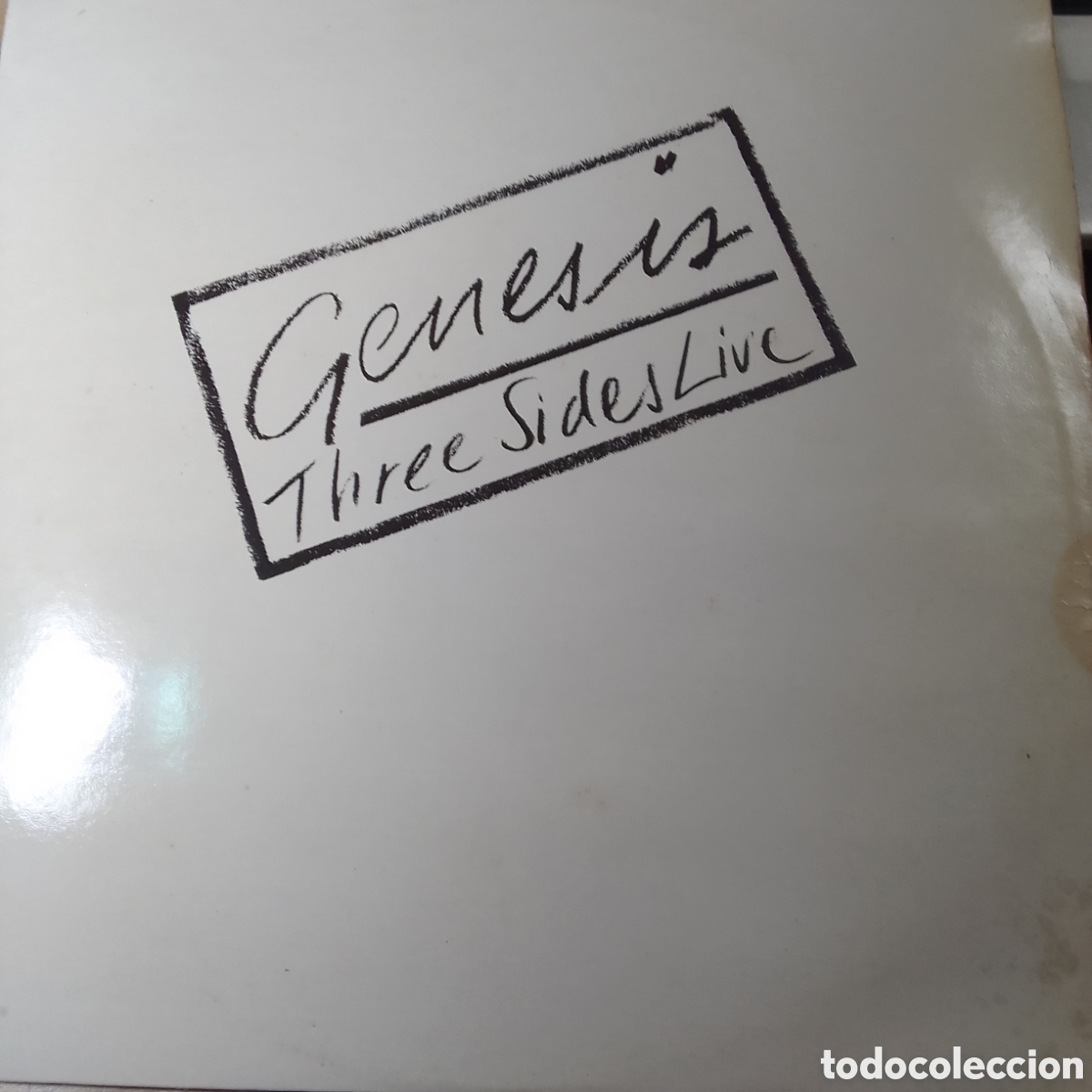 Discos de vinilo: GENESIS THREE SIDES LIVE DOBLE LP - Foto 1