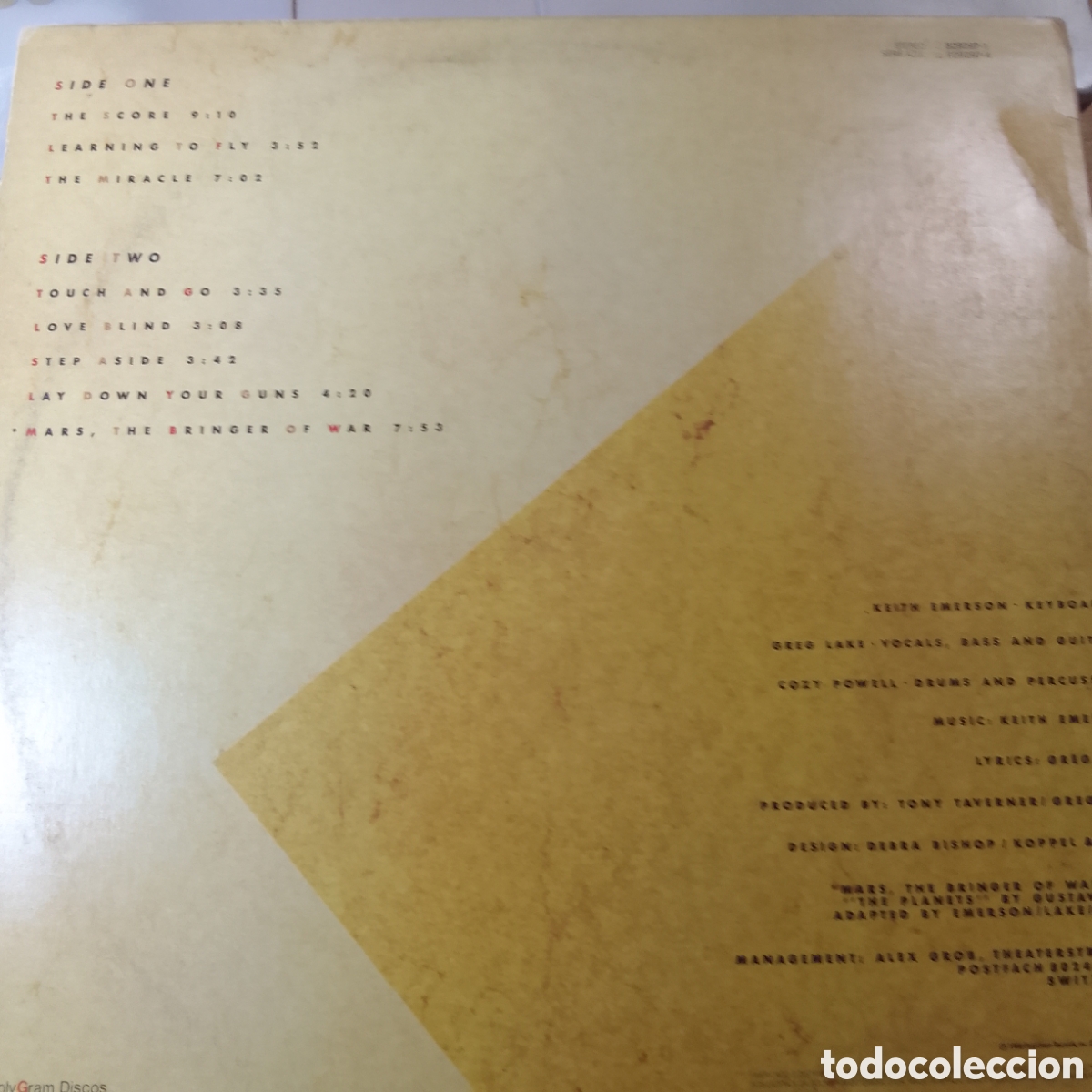 Discos de vinilo: EMERSON, LAKE, AND POWELL - Foto 2