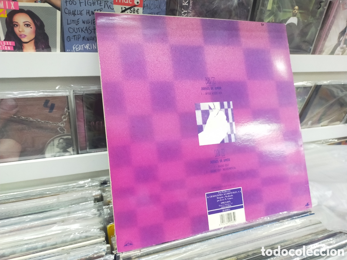 Discos de vinilo: Cabaret pop maxi juegos de amor 1992 - Foto 2