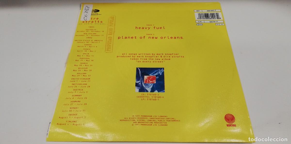 Discos de vinilo: SCO30- Dire Straits - Heavy Fuel (7&rdquo;, Single) - Foto 2