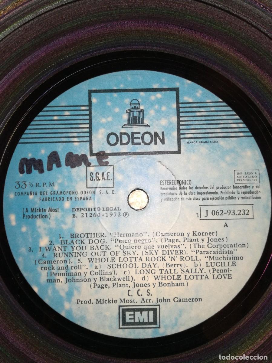 Discos de vinilo: CCS-ORIGINAL ESPA&Ntilde;OL 1972-ODEON - Foto 3