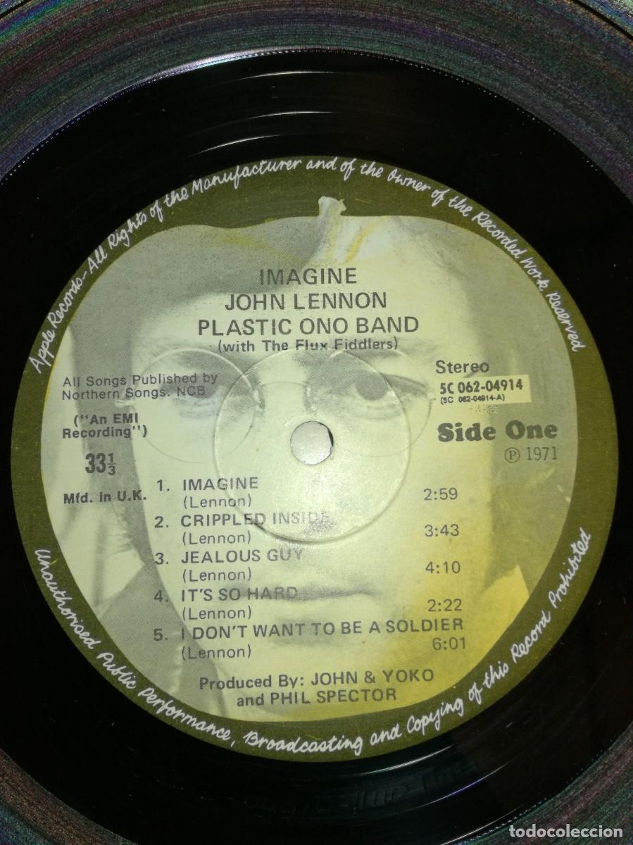 Discos de vinilo: JOHN LENNON & PLASTIC ONO BAND-IMAGINE - Foto 3