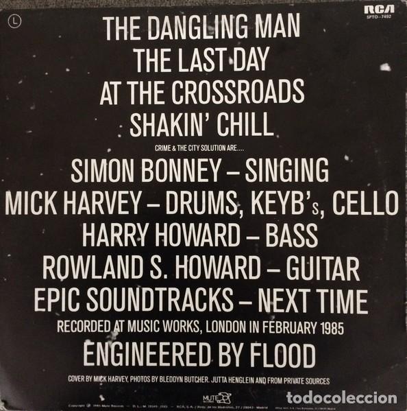 Discos de vinilo: Crime + The City Solution &ndash; The Dangling Man E.P. - 12 &rdquo; - Foto 2