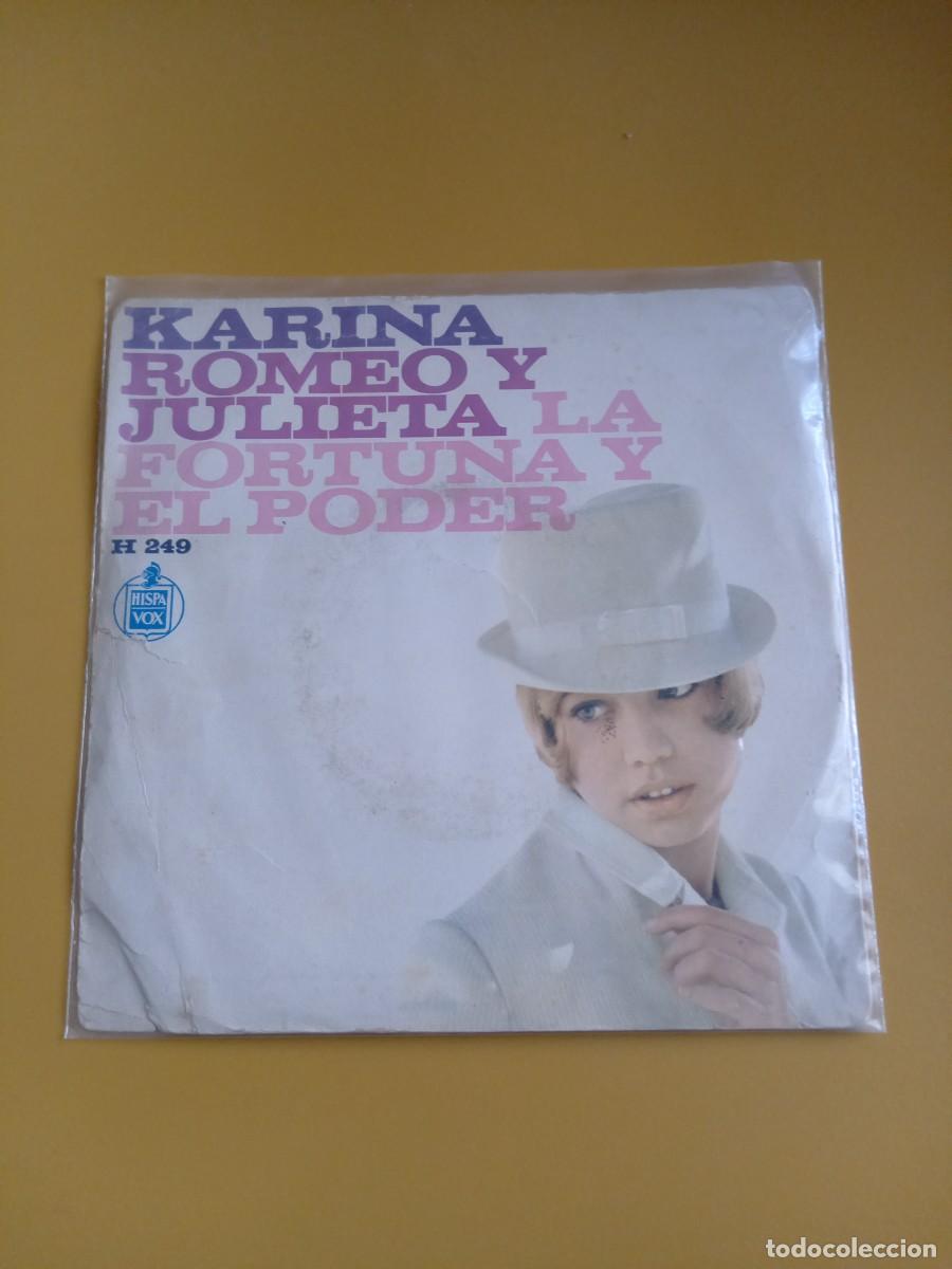 Discos de vinilo: Karina - Romeo y Julieta / La fortuna y el poder 1967 - Foto 1