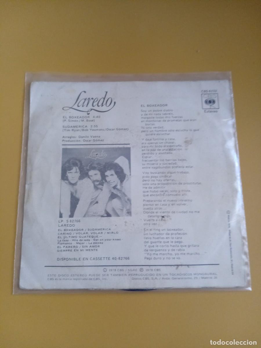 Discos de vinilo: Laredo - El boxeador / Sudam&eacute;rica 1978 - Foto 2