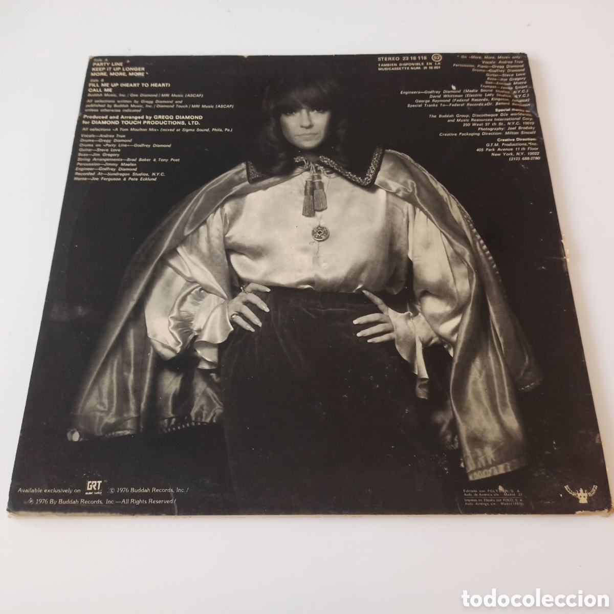 Discos de vinilo: The Andrea True Connection &lrm;&ndash; More, More, More - Foto 2