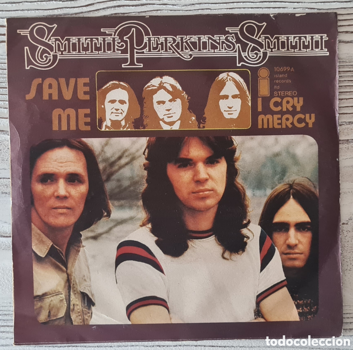 Discos de vinilo: SINGLE - SMITH, PERKINS & SMITH - SAVE ME - 1972 - Foto 2