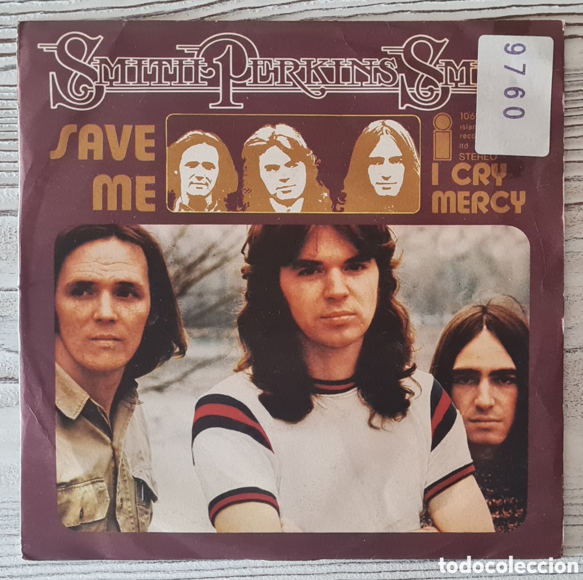 Discos de vinilo: SINGLE - SMITH, PERKINS & SMITH - SAVE ME - 1972 - Foto 1