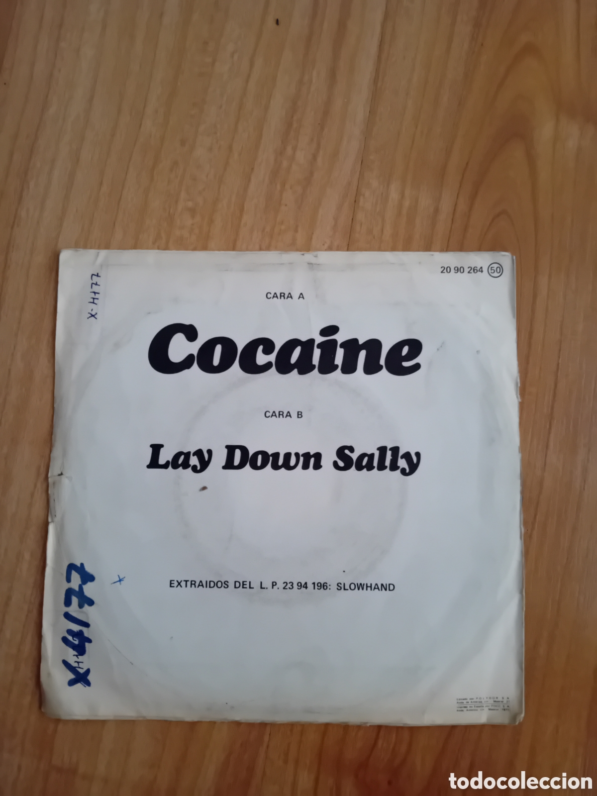 Discos de vinilo: ERIC CLAPTON. COCAINE. LAY DOWN SALLY - Foto 2
