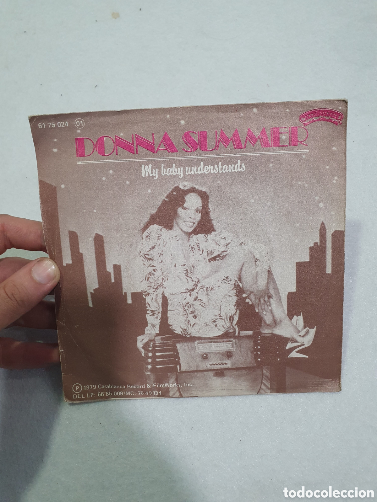 Discos de vinilo: Single. Donna Summer y Barbra Streisand. (L1) - Foto 2