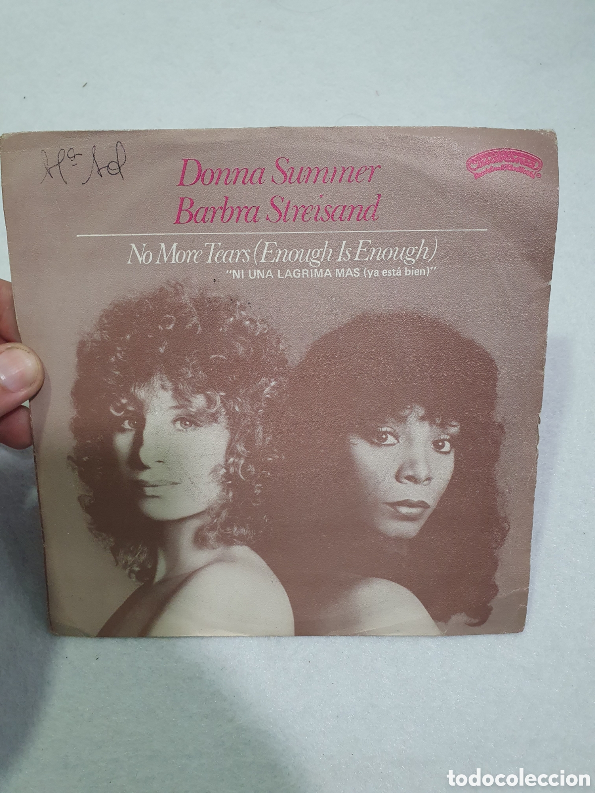 Discos de vinilo: Single. Donna Summer y Barbra Streisand. (L1) - Foto 1