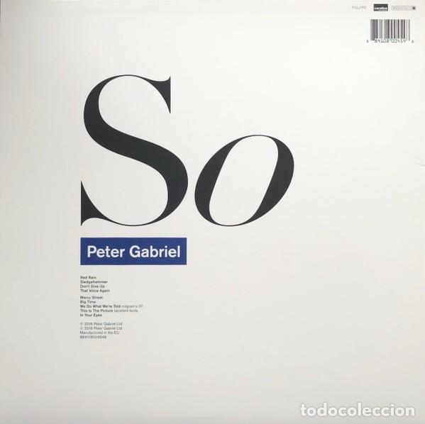 Discos de vinilo: Peter GABRIEL So (half speed remastered) LP - Foto 2