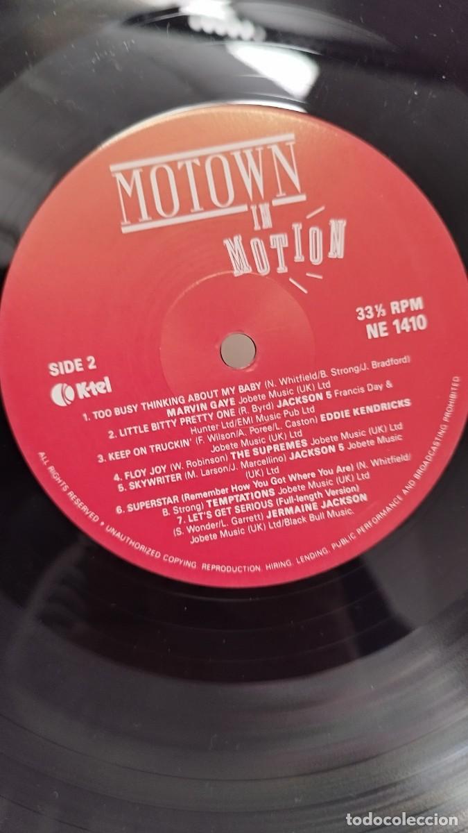 Discos de vinilo: Various &ndash; Motown In Motion. Doble Vinilo Lp. - Foto 2