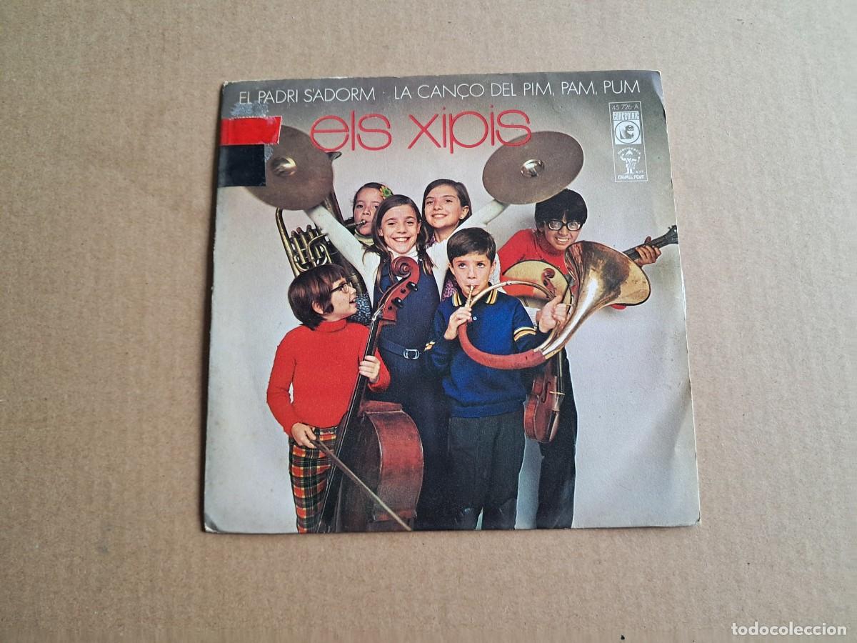 Discos de vinilo: ELS XIPIS - EL PADRI S&acute;ADORM SINGLE 1971 - Foto 1