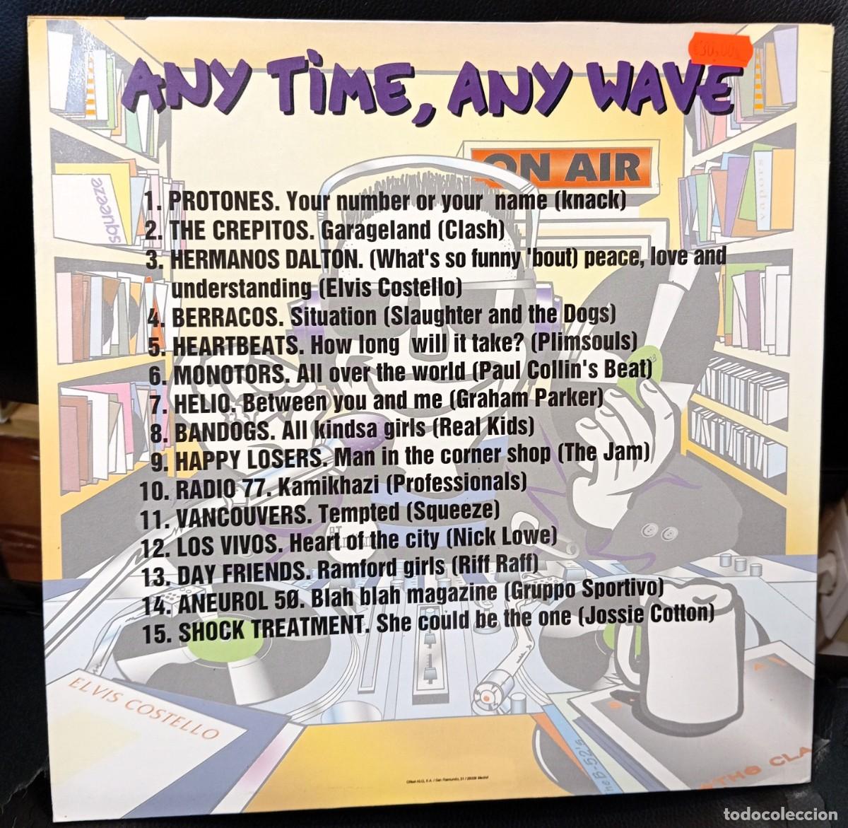 Discos de vinilo: VARIOS - ANY TIME, ANY WAVE LP - Foto 2
