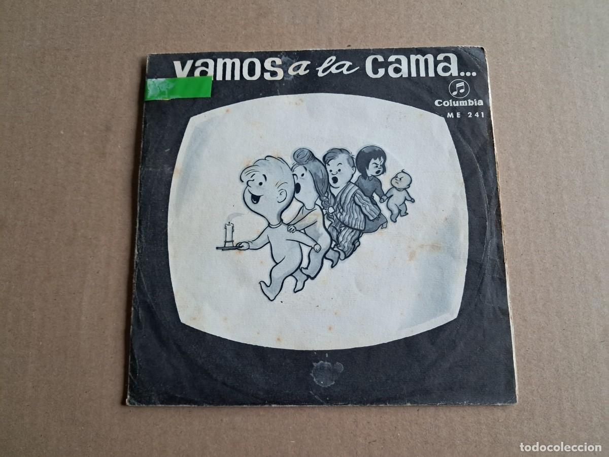 Discos de vinilo: CORO INFANTIL - VAMOS A LA CAMA SINGLE 1964 - Foto 1