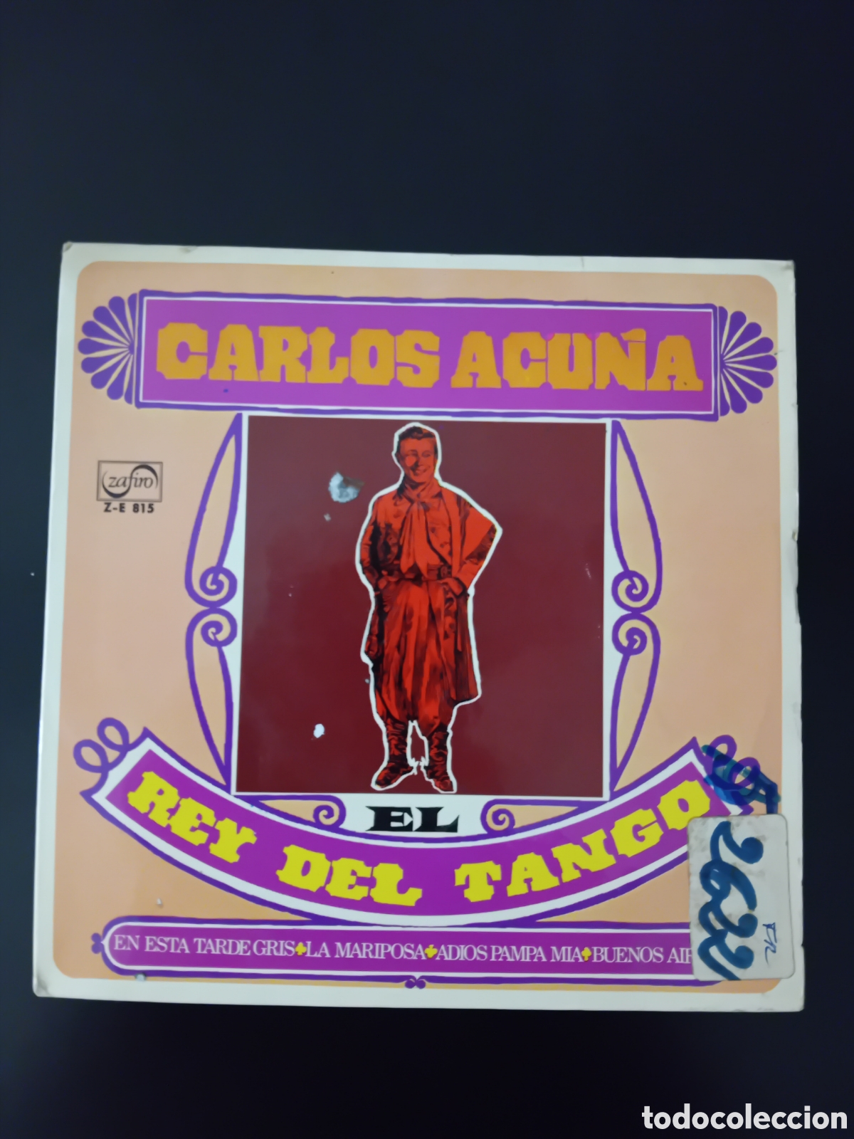 Discos de vinilo: CARLOS ACU&Ntilde;A. REY DEL TANGO. EN ESTA TARDE GRIS - Foto 1